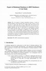 Research paper thumbnail of Export of Relational Databases to RDF Databases: A Case Study