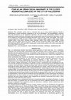 Research paper thumbnail of FEAR AS AN URBAN SOCIAL IMAGINARY IN THE CLOSED RESIDENTIALCOMPLEXES IN THE CITY OF VALLEDUPAR