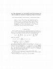 Research paper thumbnail of On the proximity of multiplicative functions to the number of distinct prime factors function