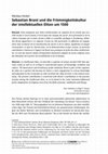 Research paper thumbnail of Sebastian Brant und die Frömmigkeitskultur der intellektuellen Eliten um 1500