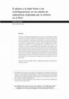 Research paper thumbnail of El género y la edad frente a las reconfiguraciones en los medios de subsistencia originadas por la minería en el Perú