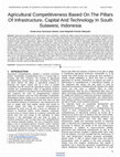 Research paper thumbnail of Agricultural Competitiveness Based On The Pillars Of Infrastructure, Capital And Technology In South Sulawesi, Indonesia