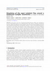 Research paper thumbnail of Simulation of the Onset turbulent flow around a Isothermal Complex Geometries: an analysis of thermofluid dynamic flow