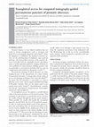 Research paper thumbnail of Transgluteal access for computed tomography-guided percutaneous puncture of prostatic abscesses