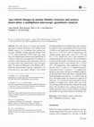 Research paper thumbnail of Age-related changes in murine bladder structure and sensory innervation: a multiphoton microscopy quantitative analysis