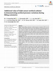 Research paper thumbnail of Additional value of triple‐sensor urethral catheter in demonstrating urethral pressure variations during filling cystometry