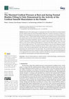 Research paper thumbnail of The Maximal Urethral Pressure at Rest and during Normal Bladder Filling Is Only Determined by the Activity of the Urethral Smooth Musculature in the Female