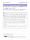 Research paper thumbnail of Air pollution and subclinical airway inflammation in the SALIA cohort study