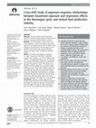 Research paper thumbnail of Faculty of 1000 evaluation for Cross-shift study of exposure-response relationships between bioaerosol exposure and respiratory effects in the Norwegian grain and animal feed production industry