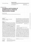 Research paper thumbnail of Prevalence and Correlates of Embitterment in a National Representative Sample