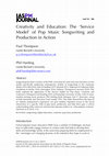 Research paper thumbnail of Creativity and Education