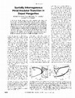 Research paper thumbnail of Spatially Inhomogeneous Metal-Insulator Transition in Doped Manganites