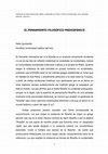 Research paper thumbnail of EL PENSAMIENTO FILOSÓFICO PREHISPÁNICO