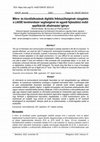 Research paper thumbnail of Mikro- és kisvállalkozások digitális felkészültségének vizsgálata a LIAISE keretrendszer segítségével és egyedi fejlesztésű mobil applikációk alkalmazási igénye