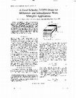 Research paper thumbnail of A novel Schottky/2-DEG diode for millimeter- and submillimeter-wave multiplier applications