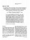 Research paper thumbnail of An evaluation of the acute impact of pursed lips breathing on walking distance in nonspontaneous pursed lips breathing chronic obstructive pulmonary disease patients