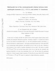 Research paper thumbnail of Shell-model test of the rotational-model relation between static quadrupole momentsQ(21+),B(E2)'s, and orbitalM1transitions