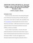 Research paper thumbnail of FROM THE STERA ARCHIVES (1):  Raymond N. Rogers' Letter to Pope John Paul II Regarding Further Testing on the Shroud of Turin Dated December 6, 2002