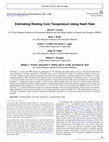 Research paper thumbnail of Estimating Resting Core Temperature Using Heart Rate