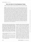 Research paper thumbnail of Talk to the Hand: U.S. Army Biophysical Testing