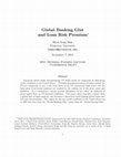 Research paper thumbnail of Global Banking Glut and Loan Risk Premium