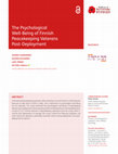 Research paper thumbnail of The Psychological Well-Being of Finnish Peacekeeping Veterans Post-Deployment