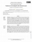 Research paper thumbnail of Tendencias en la investigación sobre educación sexual