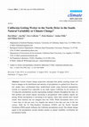 Research paper thumbnail of Article California Getting Wetter to the North, Drier to the South: Natural Variability or Climate Change?