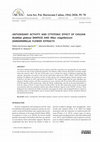 Research paper thumbnail of Antioxidant activity and cytotoxic effect of Chilean Buddleja globosa (Matico) and Ribes magellanicum (Zarzaparrilla) flower extracts