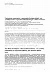 Research paper thumbnail of Efecto de la preparación fría de café (Coffea arabica L. var. Castillo) sobre la capacidad antioxidante y la calidad sensorial