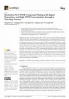 Research paper thumbnail of Electroless Ni-P-PTFE Composite Plating with Rapid Deposition and High PTFE Concentration through a Two-Step Process