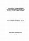 Research paper thumbnail of INFLUENCE OF MODERNITY VERSUS CONTINUITY OF ARCHITECTURAL IDENTITY ON HOUSE FACADE IN ERBIL CITY, IRAQ