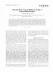 Research paper thumbnail of Molecular Basis of Agonist Binding to the Type A Cholecystokinin Receptor