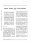 Research paper thumbnail of Estimating Cosmological Constraints from Galaxy Cluster Abundance using Simulation-Based Inference