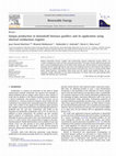 Research paper thumbnail of Syngas production in downdraft biomass gasifiers and its application using internal combustion engines