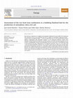 Research paper thumbnail of Assessment of the rice husk lean-combustion in a bubbling fluidized bed for the production of amorphous silica-rich ash