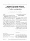 Research paper thumbnail of Usefulness of cell ratios and the derived neutrophil-to-lymphocyte ratio in the diagnosis of pediatric acute appendicitis