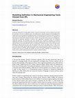 Research paper thumbnail of Modelling Definition in Mechanical Engineering Texts Viewed from SFL