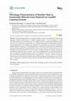 Research paper thumbnail of Shrinkage Characteristics of Boulder Marl as Sustainable Mineral Liner Material for Landfill Capping Systems