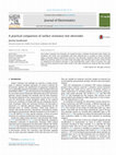 Research paper thumbnail of A practical comparison of surface resistance test electrodes