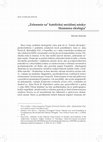 Research paper thumbnail of Greening" of Catholic Social Teaching: A Human Ecology