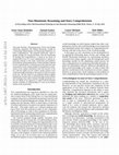 Research paper thumbnail of Non-Monotonic Reasoning and Story Comprehension