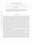 Research paper thumbnail of A self-consistent inflationary cosmology