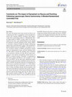 Research paper thumbnail of Comments on: The impact of Aprepitant on Nausea and Vomiting Following Laparoscopic Sleeve Gastrectomy: A Blinded Randomized Controlled Trial