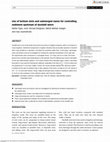 Research paper thumbnail of Use of bottom slots and submerged vanes for controlling sediment upstream of duckbill weirs