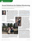 Research paper thumbnail of Sound solutions for habitat monitoring