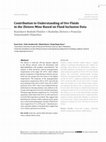 Research paper thumbnail of Contribution to Understanding of Ore Fluids in the Zletovo Mine Based on Fluid Inclusion Data