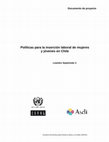 Research paper thumbnail of Políticas para la inserción laboral de mujeres y jóvenes en Chile