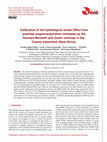 Research paper thumbnail of Calibration of the hydrological model GR4J from potential evapotranspiration estimates by the Penman-Monteith and Oudin methods in the Ouémé watershed (West Africa)