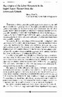 Research paper thumbnail of The Origins of the Labor Movement in the United States: Themes From the Nineteenth Century
